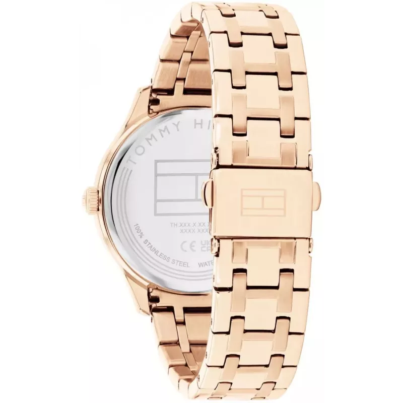 Tommy Hilfiger Damen Pippa Quarz Analoguhr 38mm Silber Edelstahl 1782752