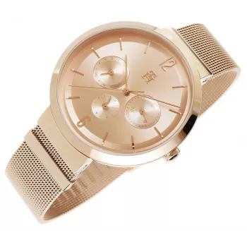 Tommy Hilfiger Damen Pippa Quarzuhr 1782538 40mm Silber Edelstahl