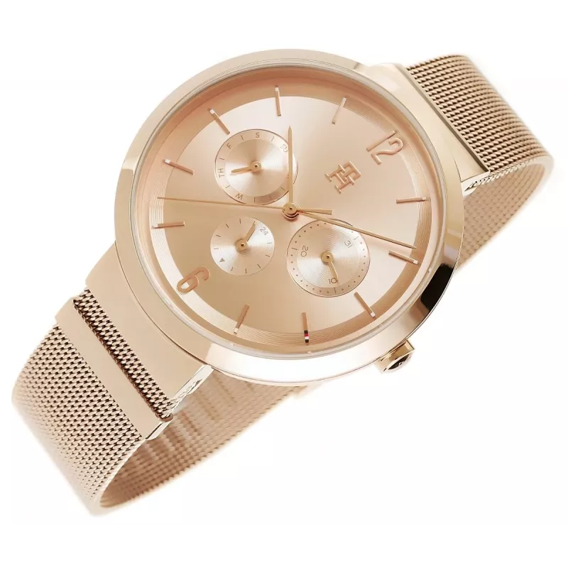 Tommy Hilfiger Damen Pippa Quarzuhr 1782538 40mm Silber Edelstahl