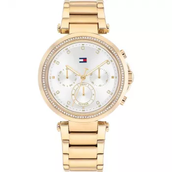 Tommy Hilfiger Damen Pippa Quarzuhr 1782703 38mm Zweifarbig Edelstahl