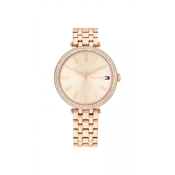 Tommy Hilfiger Damen Pippa Quarzuhr 1782721 34mm Silber Edelstahl