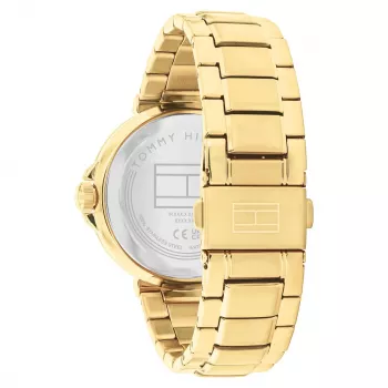 Tommy Hilfiger Damen Pippa Quarzuhr 1782755 38mm Silbernes Zifferblatt Zweifarbig Edelstahl