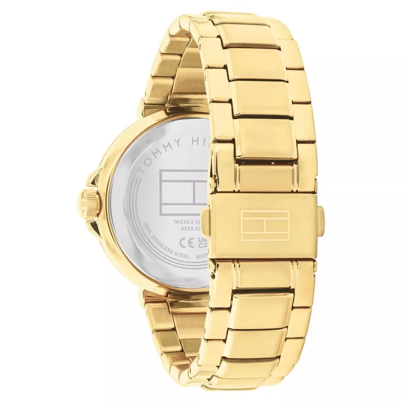 Tommy Hilfiger Damen Pippa Quarzuhr 1782755 38mm Silbernes Zifferblatt Zweifarbig Edelstahl