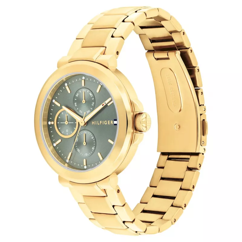 Tommy Hilfiger Damen Pippa Quarzuhr 1782755 38mm Silbernes Zifferblatt Zweifarbig Edelstahl