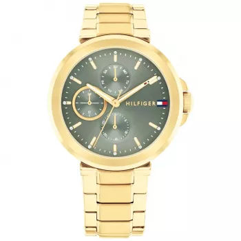 Tommy Hilfiger Damen Pippa Quarzuhr 1782755 38mm Silbernes Zifferblatt Zweifarbig Edelstahl