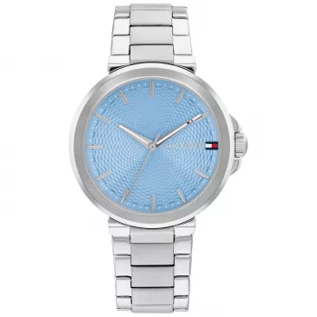 Tommy Hilfiger Damen Pippa Quarzuhr 1782777 34mm Silber Edelstahl Mesh