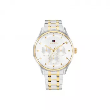 Tommy Hilfiger Damen Pippa Quarzuhr 38mm Weiß Silikon