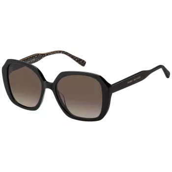Tommy Hilfiger Damen-Sonnenbrille TH-2105-S-7YQ Havana Acetat-Fassung Braune Gradienten-Gläser 54/17/140 mm