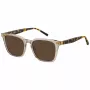Tommy Hilfiger Damen-Sonnenbrille TH-2158-S-10A Schwarz/Grau 52mm