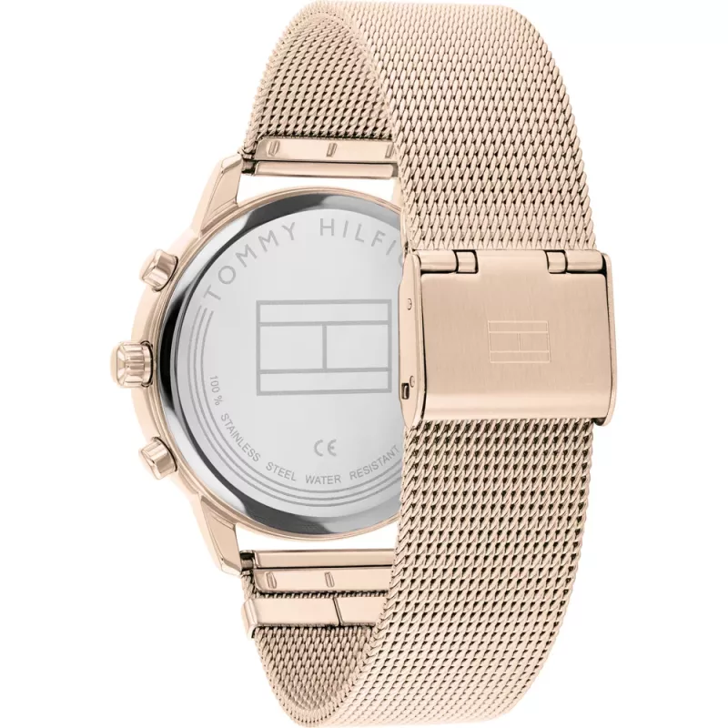 TOMMY HILFIGER Damenuhr 1782303 38mm Edelstahl Roségold