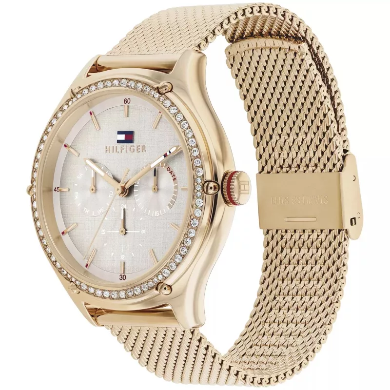 Tommy Hilfiger Damenuhr 1782653 41mm Silber Edelstahl