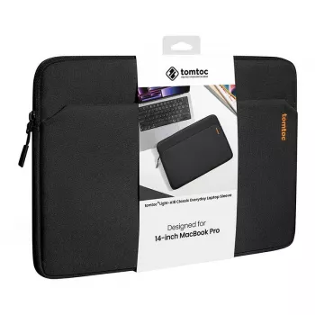 Tomtoc Light-A18 14 inch Laptop-Hülle (Schwarz)