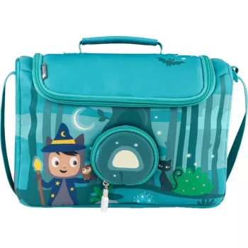 Tonies Under the Magic Moon Tragetasche - Unisex-Handtasche - Audio-Figurentransporter - Reißverschluss - Grün