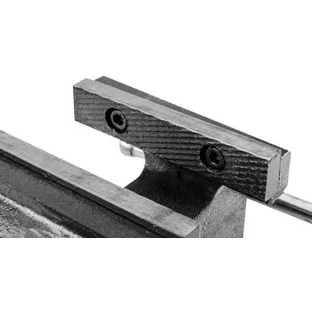 TOPEX Schraubstock für Schlosser 100 mm, schwenkbarer Sockel, graues Gusseisen