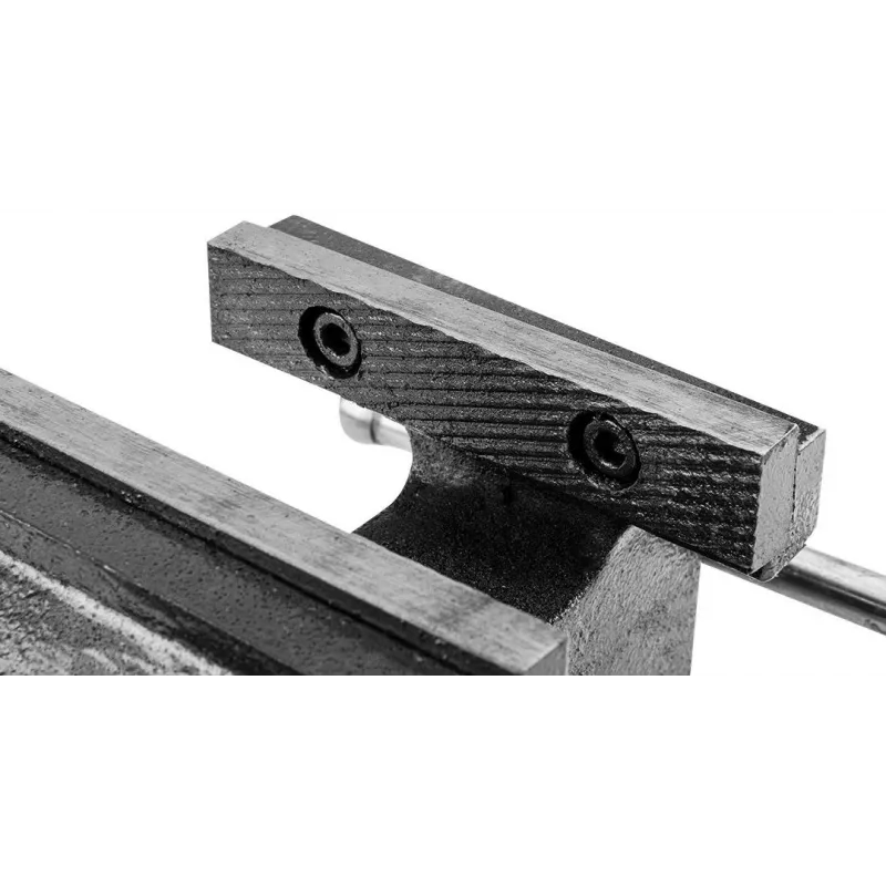 TOPEX Schraubstock für Schlosser 100 mm, schwenkbarer Sockel, graues Gusseisen