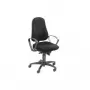 TOPSTAR Balance 50 Drehstuhl Bürostuhl, schwarzes Gewebe, Punkt-Synchron-Mechanik, höhenverstellbare Armlehnen, GS-geprüft (BAL50T20)