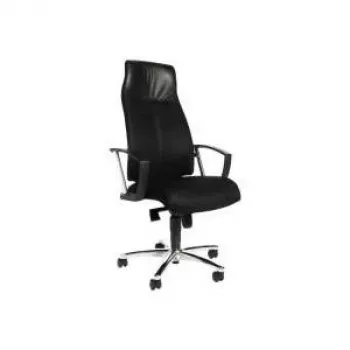 Topstar High Sit up Büro-Drehstuhl, Schwarz, feste A1 Armlehnen, 480x460x440-520 mm SU39A-BG0