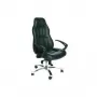 TOPSTAR RS90F AD0 Chefsessel, schwarzes Gewebe, poliertes Aluminiumgestell, Synchronmechanik, Loop-Armlehnen