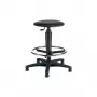 Topstar TEC 60 Drehhocker mit stufenloser Höhenverstellung, Skai Counter Kunstleder, Schwarz, TÜV-zertifiziert 72260 D10T