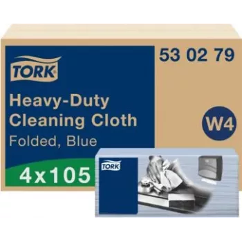 Tork Vliesstoff-Wischtuch 35,5x41,5cm Blau 1-lagig 4x105 Stück (480121)