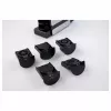 TORNADO TST-550-GS 7-in-1 Kaffeemaschine (15 Bar, automatischer Milchaufschäumer, 1,2 l Wassertank, Schwarz/Silber)