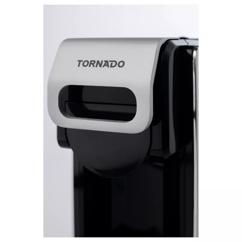 TORNADO TST-550-GS 7-in-1 Kaffeemaschine (15 Bar, automatischer Milchaufschäumer, 1,2 l Wassertank, Schwarz/Silber)