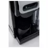 TORNADO TST-550M-GS 7-in-1 Kaffeemaschine mit 15-bar-Pumpe, 1,8-l-Wassertank, Milchaufschäumer – Schwarz/Silber