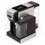 TORNADO TST-550M-GS 7-in-1 Kaffeemaschine mit 15-bar-Pumpe, 1,8-l-Wassertank, Milchaufschäumer – Schwarz/Silber