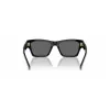 Tory Burch TY7207U200487 Damen Katzenaugen-Sonnenbrille - Transparenter brauner Rahmen, braune Verlaufsgläser, 53 mm