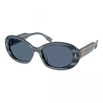 Tory Burch Damen-Sonnenbrille TY7214U 317780 Dark Havana Brown Gradient 53mm