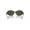 Tory Burch Damen-Sonnenbrille TY7214U172871 - Quadratisch/Schmetterlingsform, braune Gradientengläser, 53/19/140 mm
