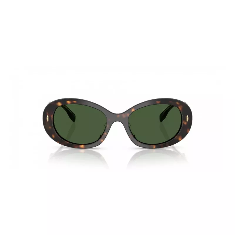 Tory Burch Damen-Sonnenbrille TY7214U172871 - Quadratisch/Schmetterlingsform, braune Gradientengläser, 53/19/140 mm