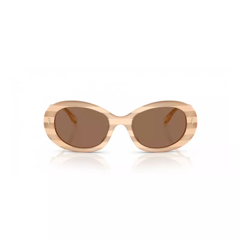 Tory Burch Damen-Sonnenbrille TY7214U318173 Schildpatt Acetat Braun Verlauf 53mm