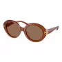 Tory Burch Damen Sonnenbrille TY7210U Havana Brown Gradient 52mm