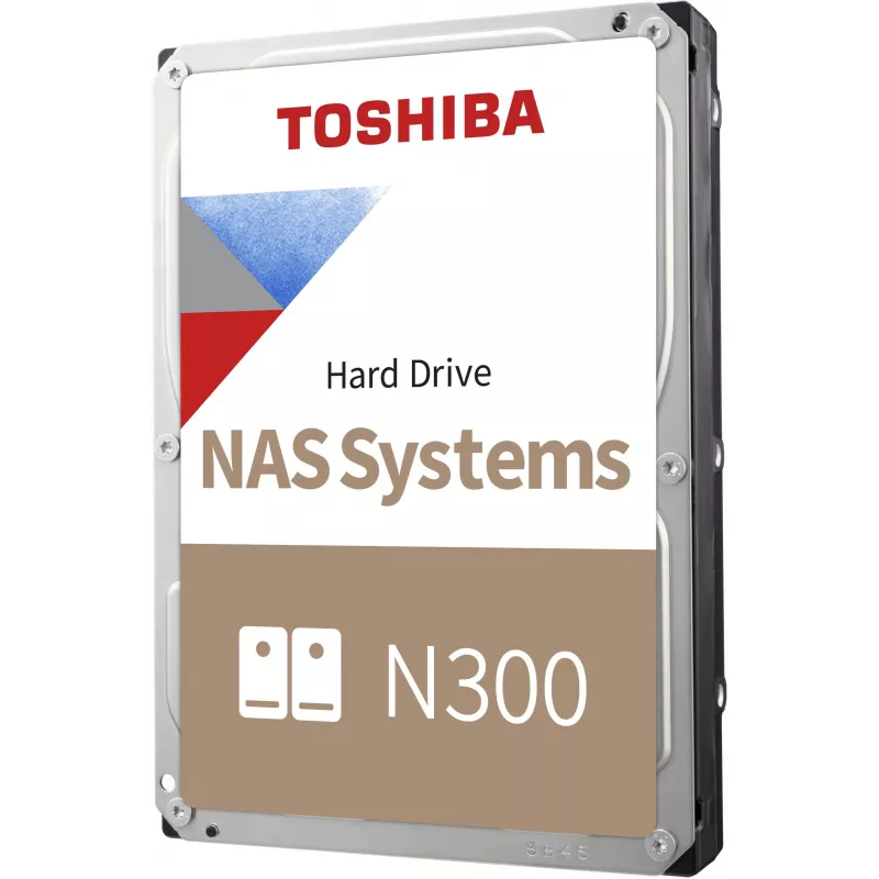 Toshiba N300 NAS 4TB Interne Festplatte 3,5 Zoll SATA 6Gb/s 7200RPM 128MB Cache