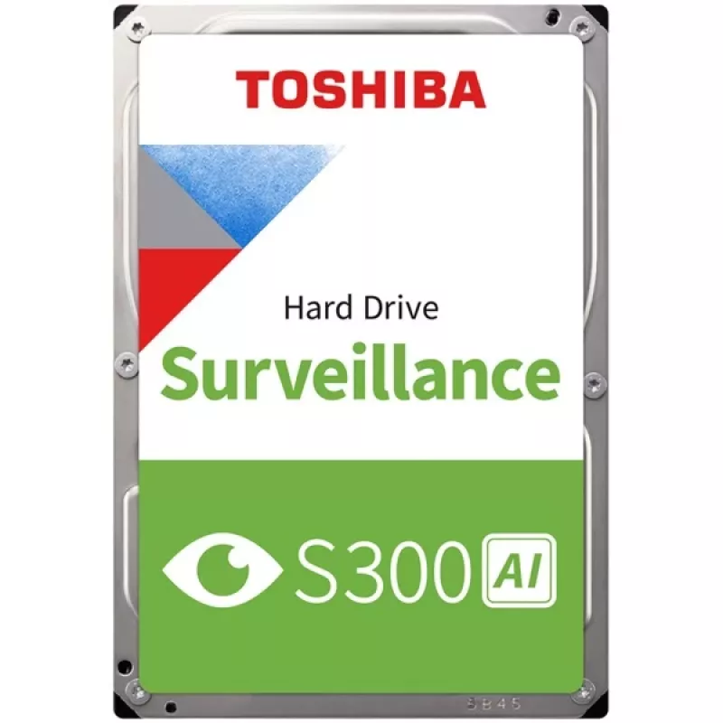 Toshiba S300 AI Surveillance 18TB 3.5-Zoll SATA 7200RPM 512MB HDD