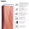 TOTI PREMIUM 3D Displayschutzglas aus gehärtetem Glas, Vollabdeckung für Samsung Galaxy S25 Ultra