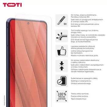 TOTI Tempered Glass 2D Screen Protector für Samsung Galaxy A37/A57/A36/A56/S24 FE/S25 FE