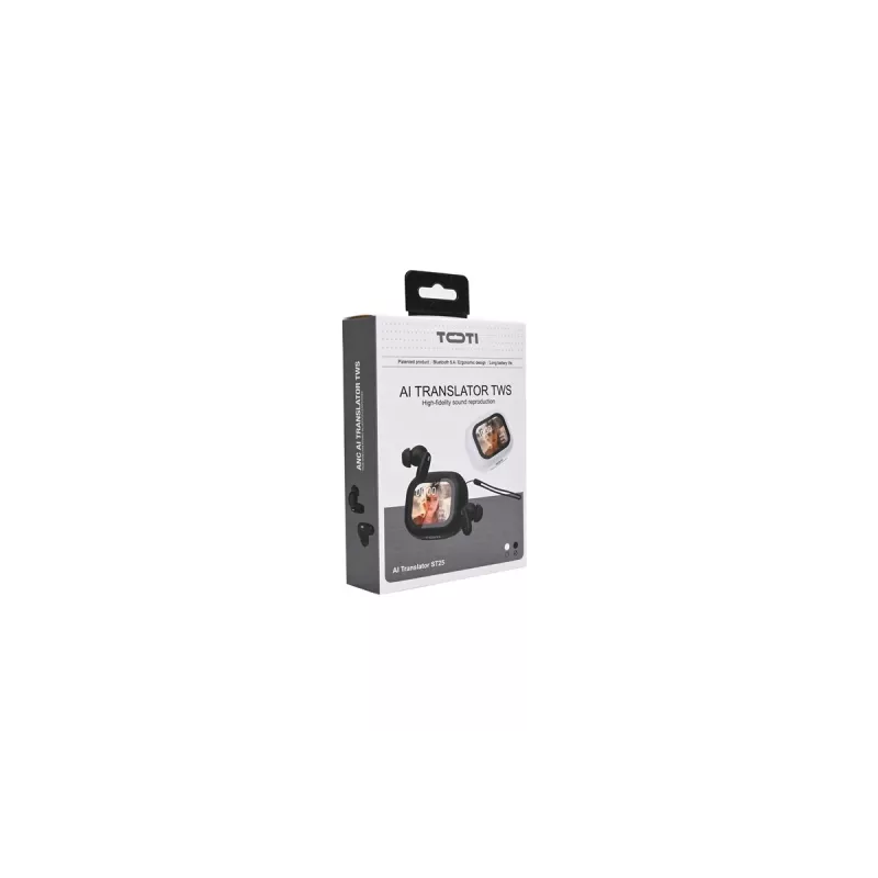 Toti TWS AI Translator ST25, Schwarz