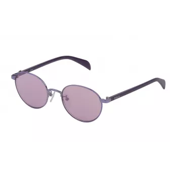 TOUS STO393-5008RB Sonnenbrille Damen Braun Havana Acetat Eckiges Gestell UV400