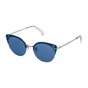TOUS Woman STOA09-56579B Sonnenbrille Havana Acetat Quadratisch Braun Verlauf 56mm