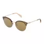 TOUS Damen-Sonnenbrille STO370-59300G - Havanna-brauner Acetatrahmen mit braunen Gradientengläsern