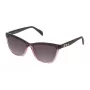 TOUS Damen STOA23-560G49 Schmetterlings-Sonnenbrille, Havanna-Fassung, braunes Gradient-Glas, 56mm