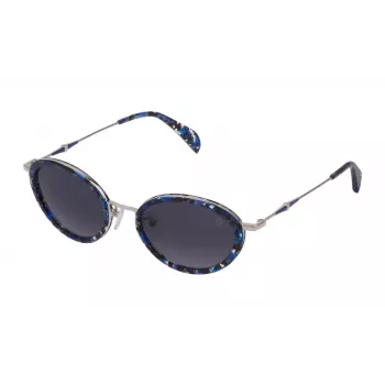 TOUS Damen-Sonnenbrille STO388-5101H6 Brown Havana Butterfly 51 mm