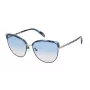 TOUS Damen-Sonnenbrille STO436570SN9 Havanna Braun Acetat Gestell Braun Verlaufsgläser 57mm
