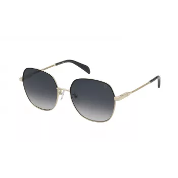 TOUS Damen-Sonnenbrille STO439560301 - Eckiges Acetat-Gestell, UV400-Schutz, 56 mm Glas