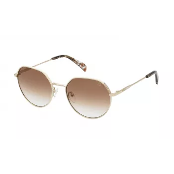 TOUS Damen-Sonnenbrille STO454-550F47 Butterfly Havana Braun Verlauf 55mm
