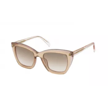 TOUS Damen-Sonnenbrille STOB43-520GBH - Havanna-Acetatrahmen, braune Verlaufsgläser, 52 mm