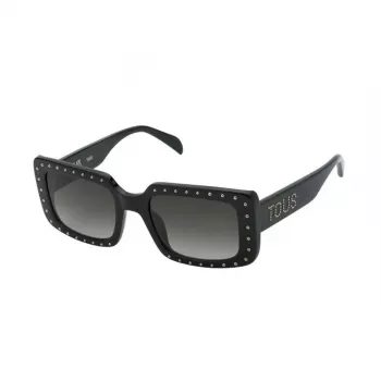 TOUS Damen-Sonnenbrille STOB80S520700 Schwarz Grau Verlauf Butterfly Square