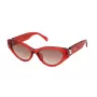 TOUS Damen-Sonnenbrille STOB84V550VC2 Butterfly Havana Acetat Braun Verlauf UV400